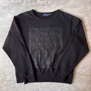Polo Ralph Lauren Big Logo Crewneck Sweatshirt Womens Medium M Pullover Fleece